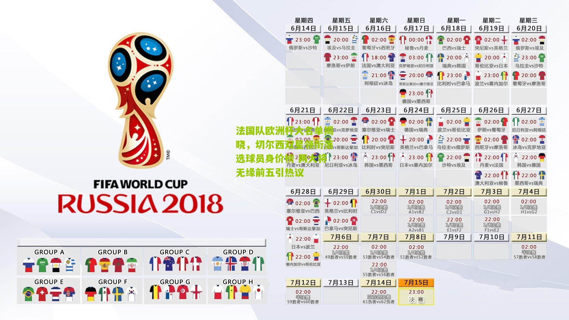 法国队欧洲杯大名单揭晓，切尔西双星领衔落选球员身价榜 两大将无缘前五引热议